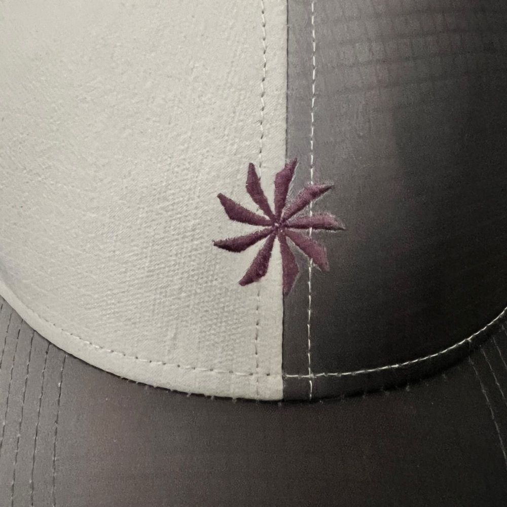 Athleta Gray and White SnapBack Cap - Picture 2 of 8